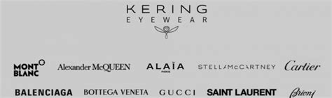 Kering eyewear brands