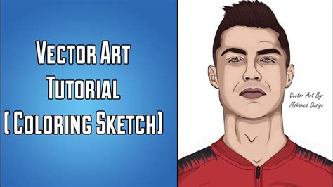 Vector Art Tutorial ( Coloring Sketch) | Photoshop - YouTube