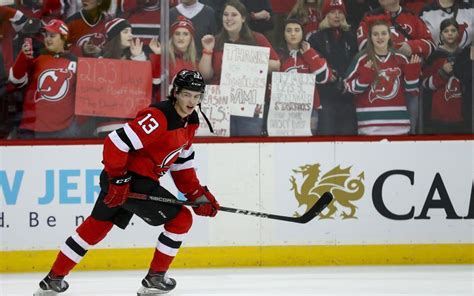 Devils’ Nico Hischier suffers hamstring injury, will be re-evaluated in ...