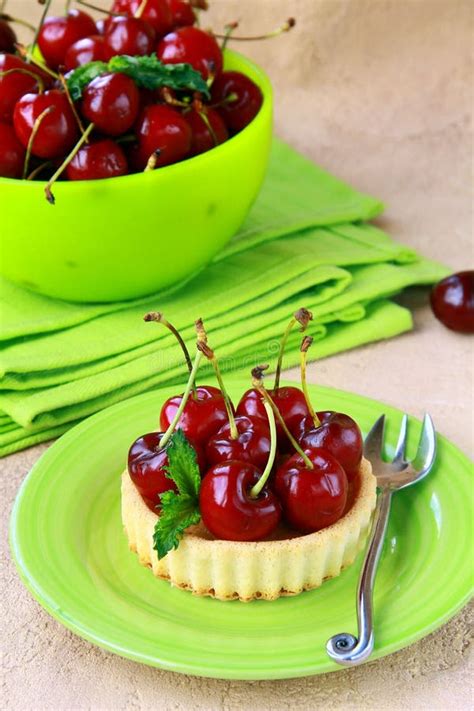 Dessert tart black cherry stock photo. Image of grocery - 19466116