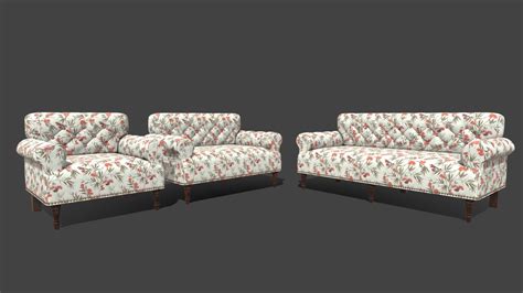 Sofa Set - Download Free 3D model by praveen maurya (@praveen293027) [47267dc] - Sketchfab