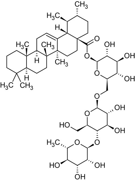 Asiaticoside, Triterpene glycoside (CAS 16830-15-2) (ab143362) | Abcam