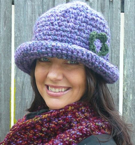 CROCHET PATTERN: Roller Hat a rolled brim hat pattern for