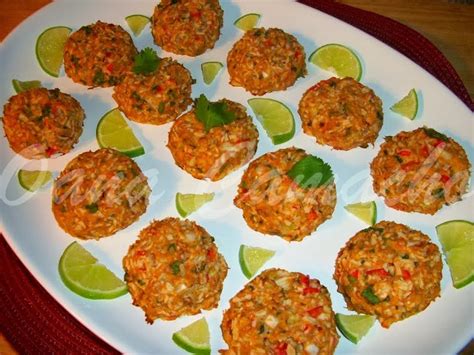 Cooking with love ! : Chiftele cu surimi , peste si legume ( Baked Surimi & Salmon Cakes )