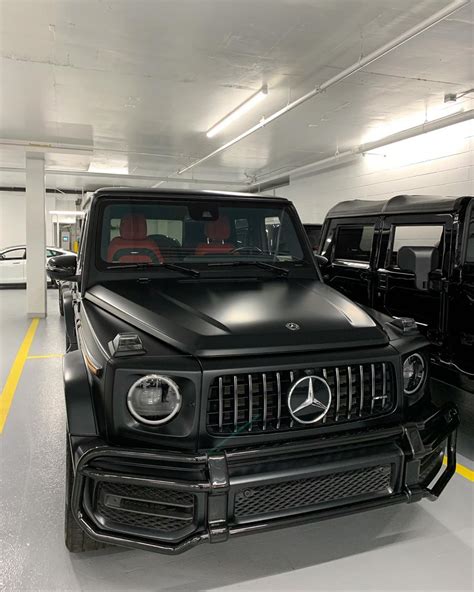 The one and only all new G63 ///AMG in Matte Black on Red leather ...