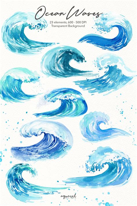 Beach Ocean Waves Drawings | Images and Photos finder