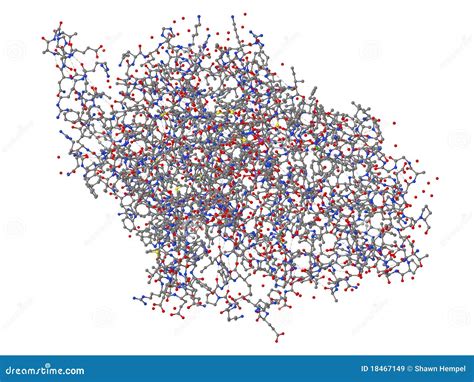 Highly complex molecule stock illustration. Illustration of chemical ...