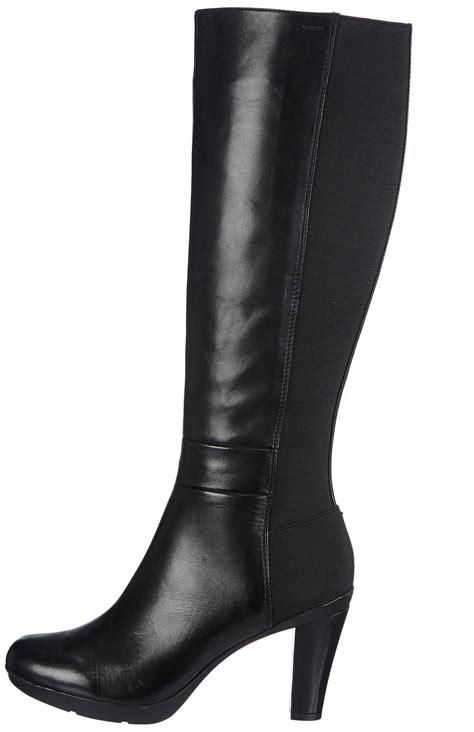 Amazon.com: Geox Women's Inspiration Stiv Tall Dress Boot: Clothing | Dress with boots, Boots ...