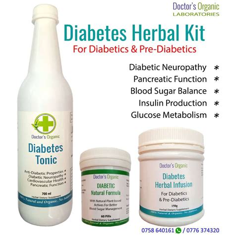 Diabetes Herbal Kit - Doctor's Organic Pharmacy