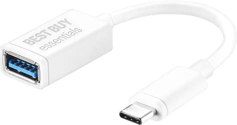 Best Buy: Best Buy essentials™ USB-C to USB Adapter White BE-PA3C3A