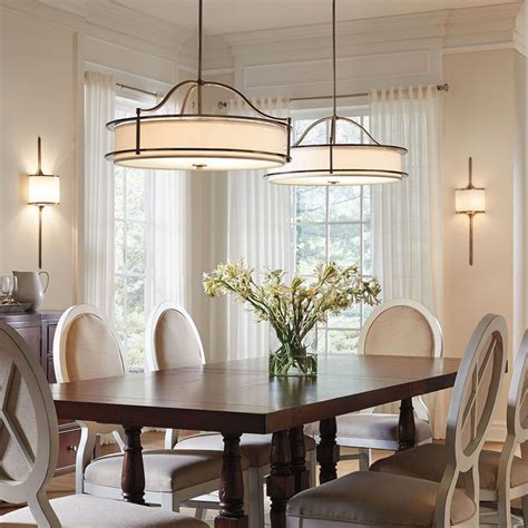 75 Most Necessary Pendant Drum Shade Lighting Lights For Kitchen in Amazing dining room light f ...