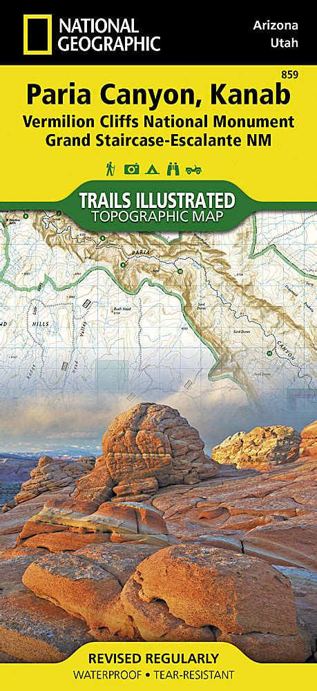 Buy map: Paria Canyon, Kanab, Map 859 by National Geographic Maps – YellowMaps Map Store