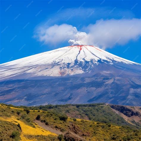 Premium AI Image | Volcano Composite volcano Cinder cone Lava dome ...