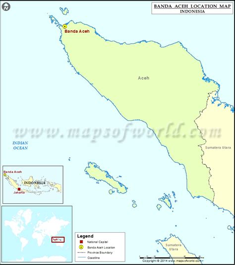 Aceh Indonesia Map