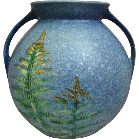 Roseville Pottery Windsor Vase #551-7”, Blue, Circa 1931, Value Item!: 714A: Removed | Mccoy ...