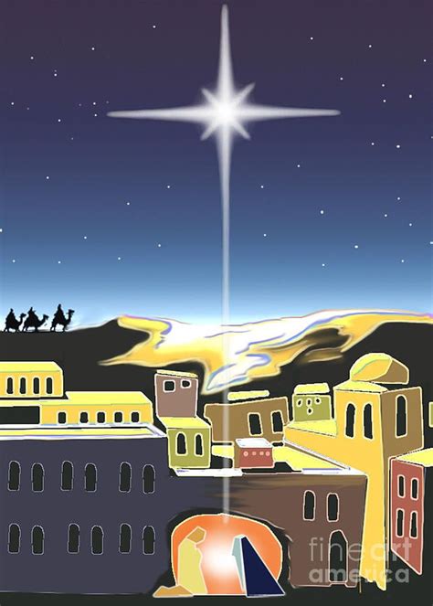 Star of Bethlehem by Larry Cole | Star of bethlehem, Drawing stars ...