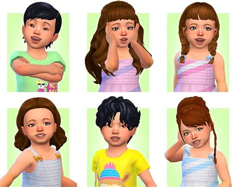 you’re loved | Sims hair, Toddler hair sims 4, Kids hairstyles