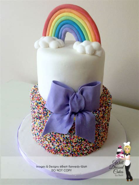 Rainbow Sprinkles Birthday Cake - CakeCentral.com