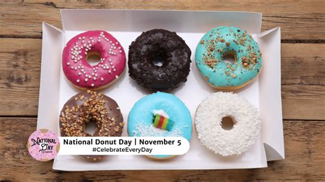 NATIONAL DONUT DAY - November 5 - National Day Calendar