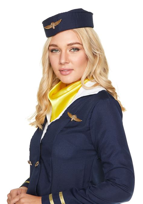 Women's Flight Crew Attendant Costume | Flight Attendant Costumes