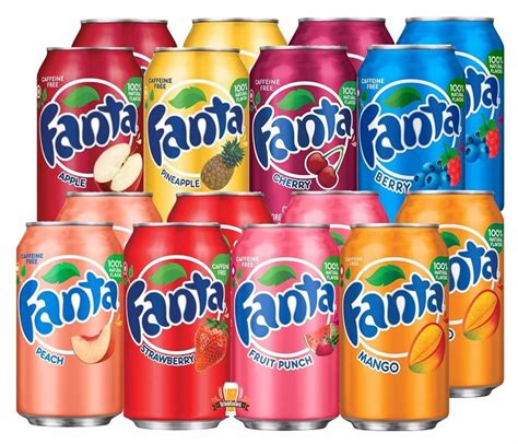 Kit 16 Refrigerante Fanta 355ml Morango Abacaxi Mirtilo Eua - R$ 119,04 em Mercado Livre