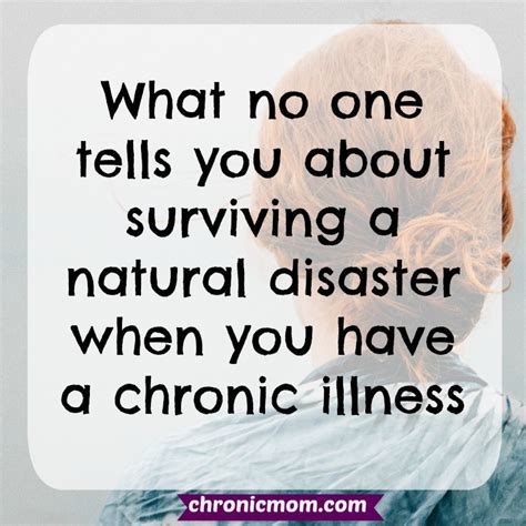 What no one tells you about surviving a natural disaster with a chronic ...