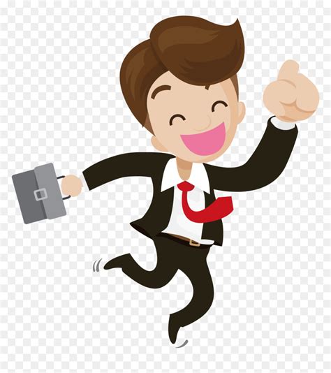 Businessperson Illustration Happy People - Happy Business People Clipart, HD Png Download - vhv