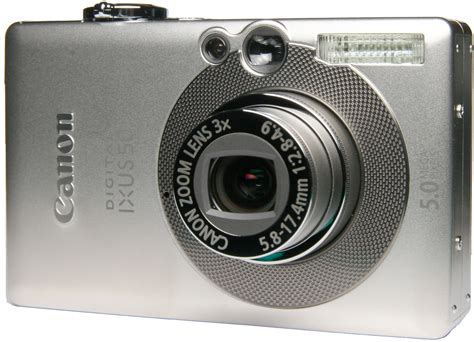 File:Canon Digital Ixus 50 front.png - Wikimedia Commons