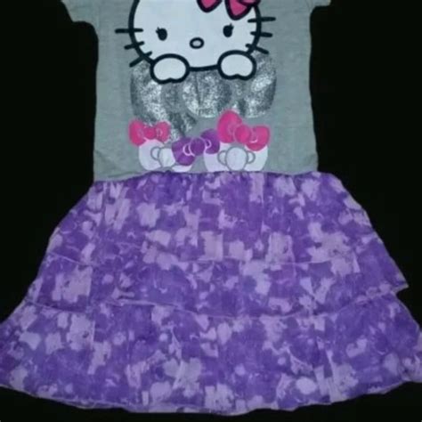 Sanrio | Dresses | Hello Kitty Tutu Chiffon Dress Size 45 | Poshmark