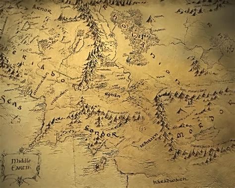 Image result for lord of rings mordor | Middle earth map, Middle earth ...