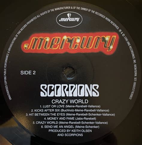 Scorpions – ‘Crazy World’ (1990) – Album Review (The Scorpions Collection Series) – 2 Loud 2 Old ...