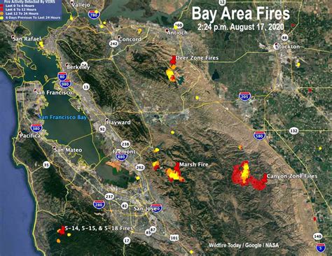 Map Of Fires In California: A Guide To Understanding The Wildfires ...