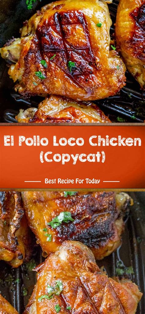 El Pollo Loco Chicken (Copycat) in 2020 | Chicken crockpot recipes ...