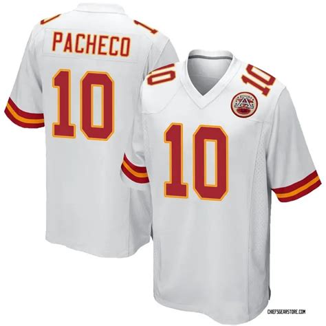 Nike Isiah Pacheco Kansas City Chiefs Game White Jersey - Men's