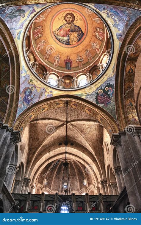 Interior of the Church of the Holy Sepulchre Stock Image - Image of christians, jerusalem: 19149147