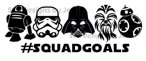 Star Wars Squad Goal SVG - Etsy