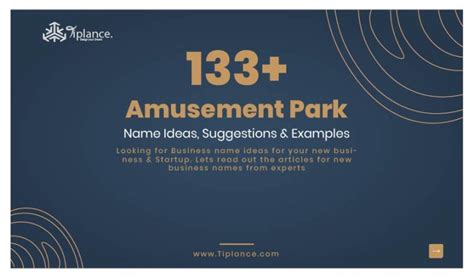 133+ Best Amusement Park Names idea & Suggestion