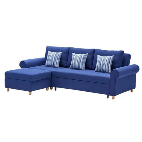 L Shaped Sofa Bed | Sectional Couch With Pull Out Bed | Cozylife