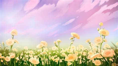 Anime Flower Field