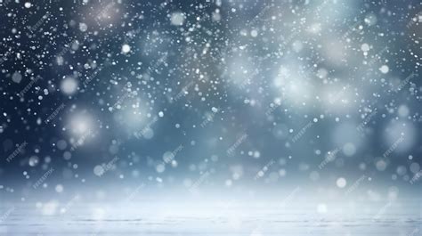 Premium AI Image | Snow falling on a window