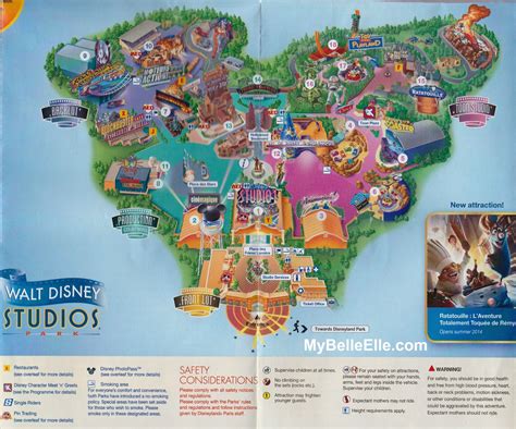 Disneyland Paris Map