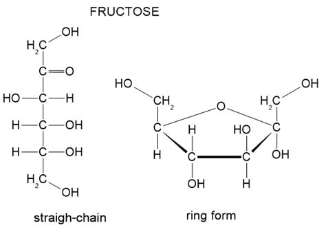 Draw the structure of fructose in its ring form. Are fructos | Quizlet