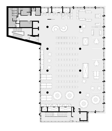 Library Floor Plan at University of Bedfordshire