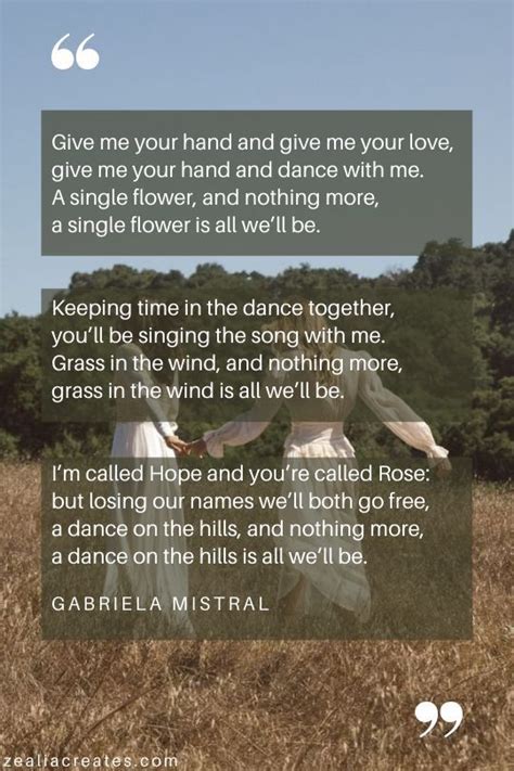 Gabriela Mistral Poetry | Instagram words, Hands poem, Writers and poets