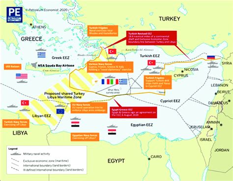 Exclusive Economic Zone (EEZ) Boundaries in the Eastern Mediterranean ...