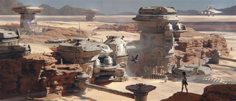 ArtStation - Desert Outpost | Science fiction artwork, Sci fi concept ...