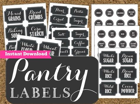 8 Best Images of Chalkboard Spice Jars Printable Labels - Printable Chalkboard Spice Jars Labels ...