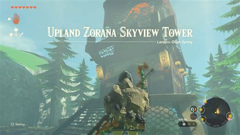 How to Unlock the Upland Zorana Skyview Tower in Zelda: Tears of the ...