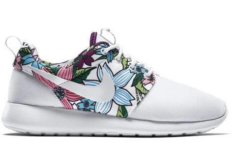 Nike Roshe Run White Floral Aloha (W) - 599432-113