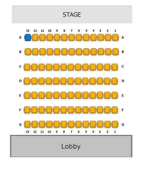 Seventh Street Theatre Seating chart – Chino Community Children's Theatre